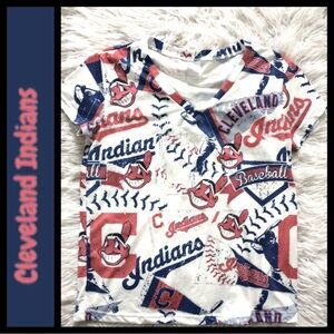 Vintage Cleveland Indians V-Neck Tee